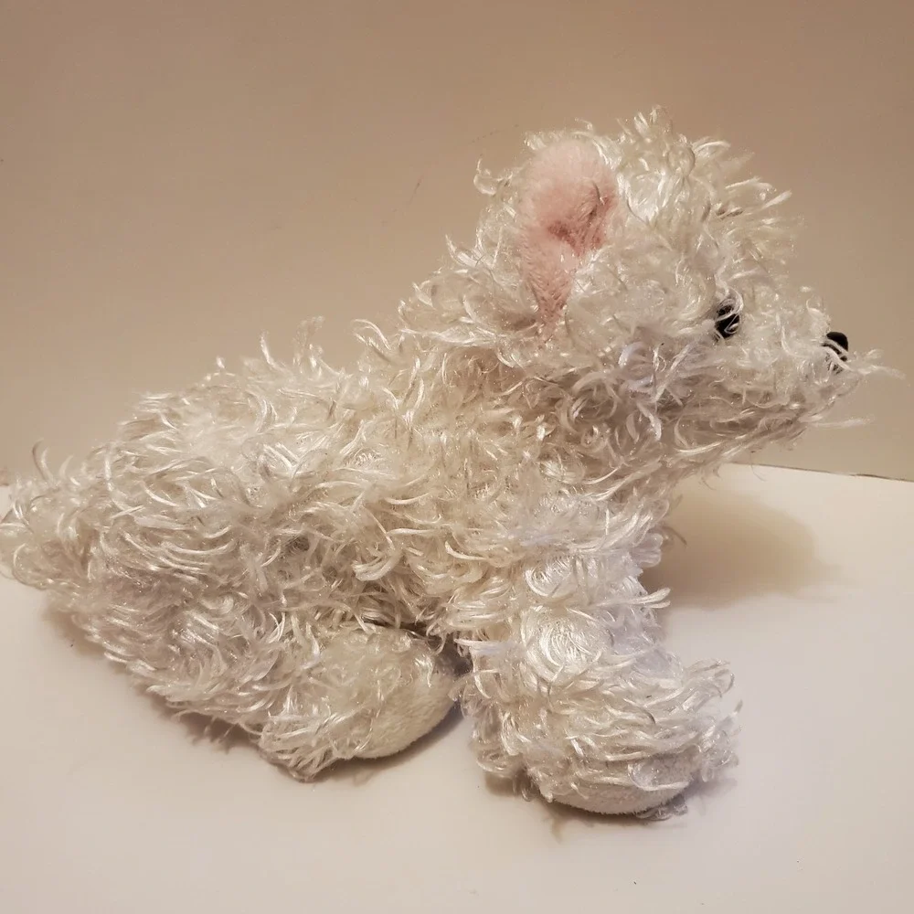 White‎ Terrier Dog GANZ Webkinz Plush 9